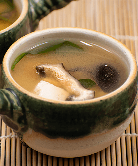 「神の山参茶」味噌汁イメージ